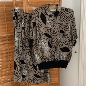 Vintage 80’s two piece dress.